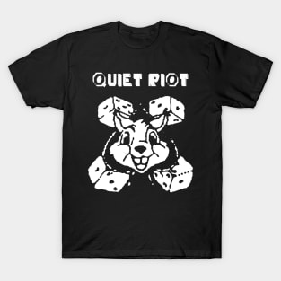 quiet riot rabbit dice T-Shirt